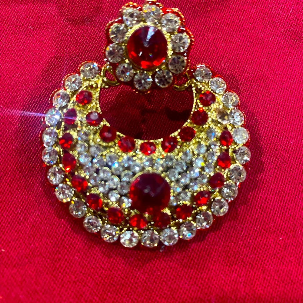 Beautiful red earrings